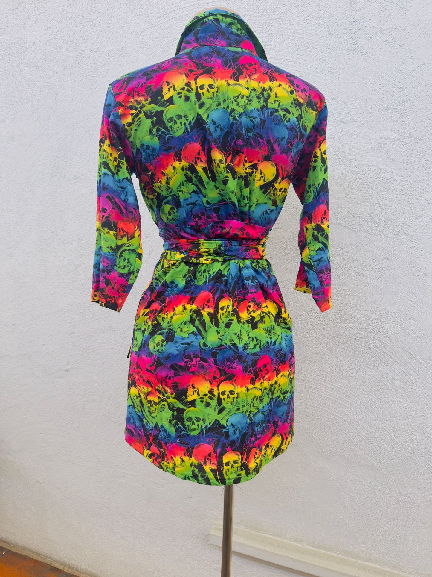 NEON SKULL ROBE